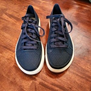 Crocs Womens Citilane Roka Court Lace Up Shoes Sz.6 Pre-owned